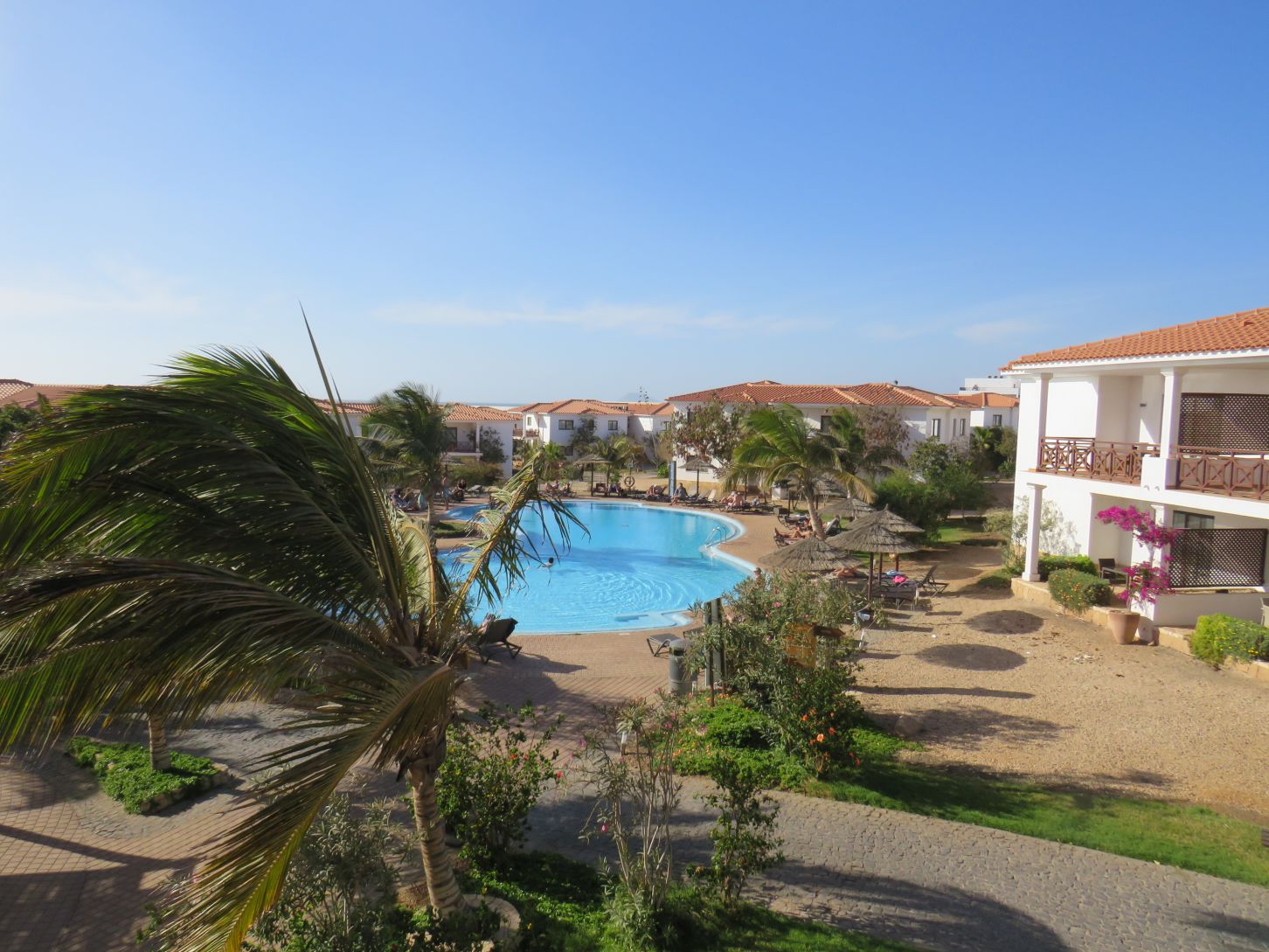 Pool View in Tortuga Beach Resort Sal Cape Verde Property imobilaria
